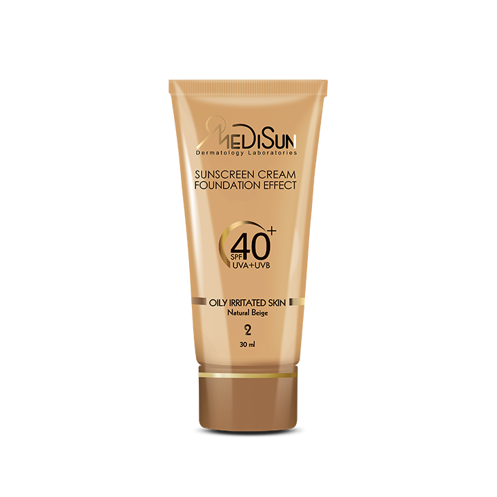 ضد آفتاب کرم پودری مدیسان +SPF40 مناسب پوست چربتصویر : 